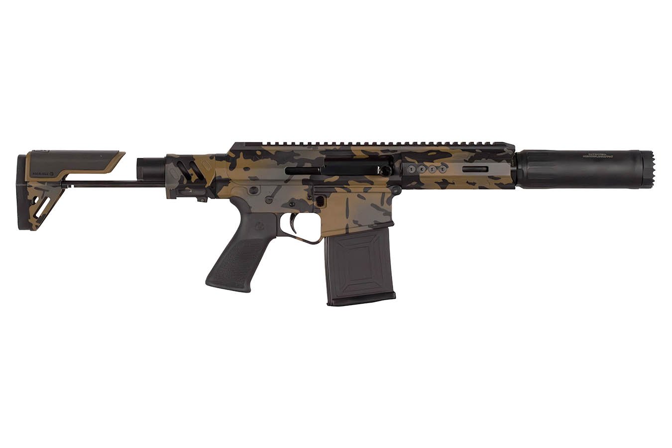 Genesis GEN-12 PDS 12-Gauge Semi-Auto Short-Barrel Shotgun with HuxWrx Ventum 12K Suppressor