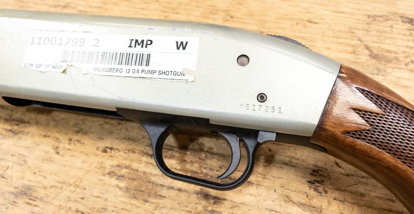 MOSSBERG 500A 12 Gauge Police Trade-in Shotgun with Satin Stainless Receiver
