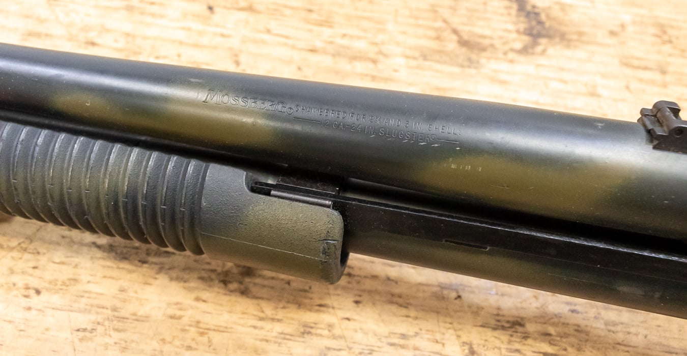 MOSSBERG 500A 12 Gauge Police Trade-in Shotgun with Camo Finish