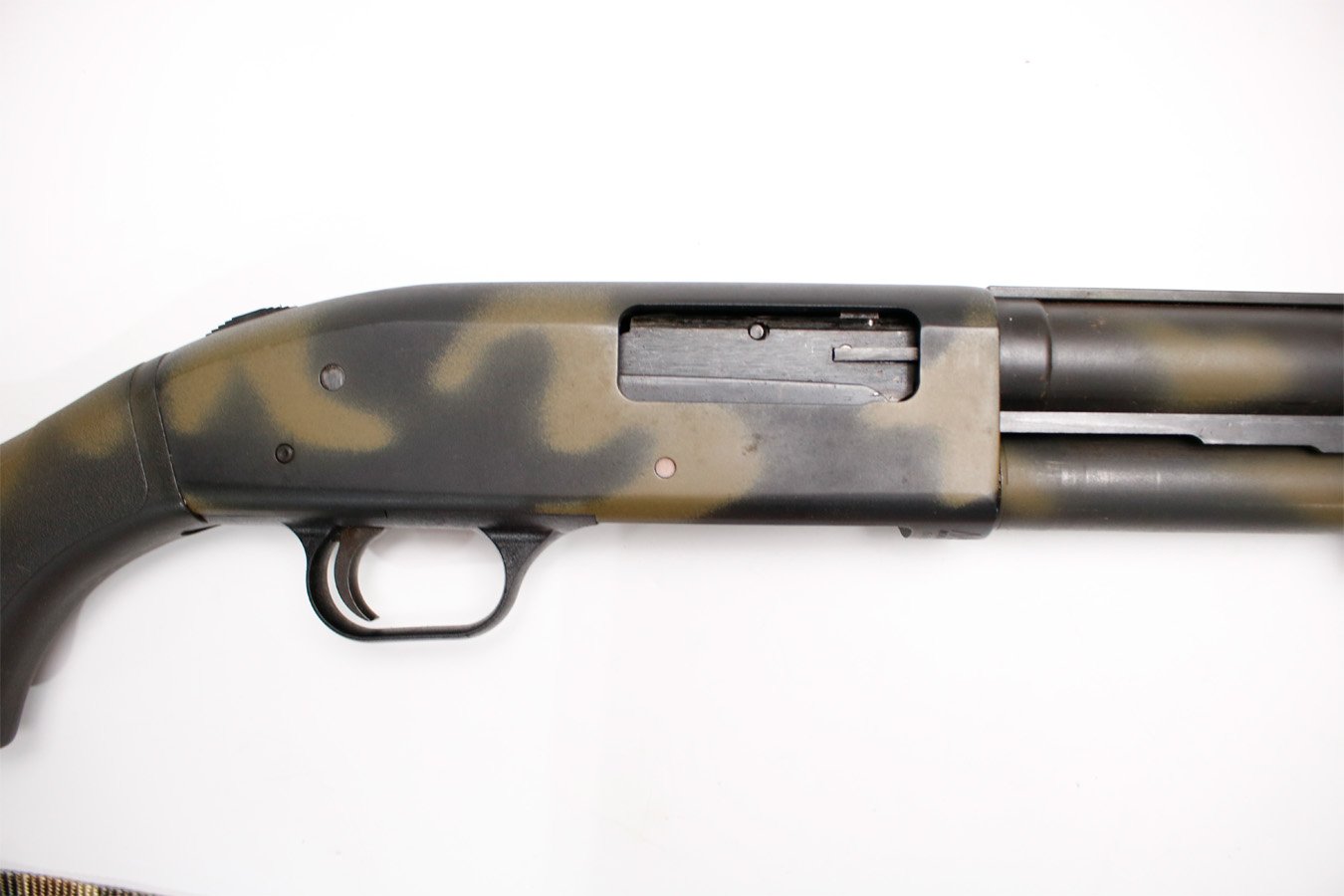 MOSSBERG 500A 12-Gauge Police Trade-in Pump-Action Shotgun with Camo Finish