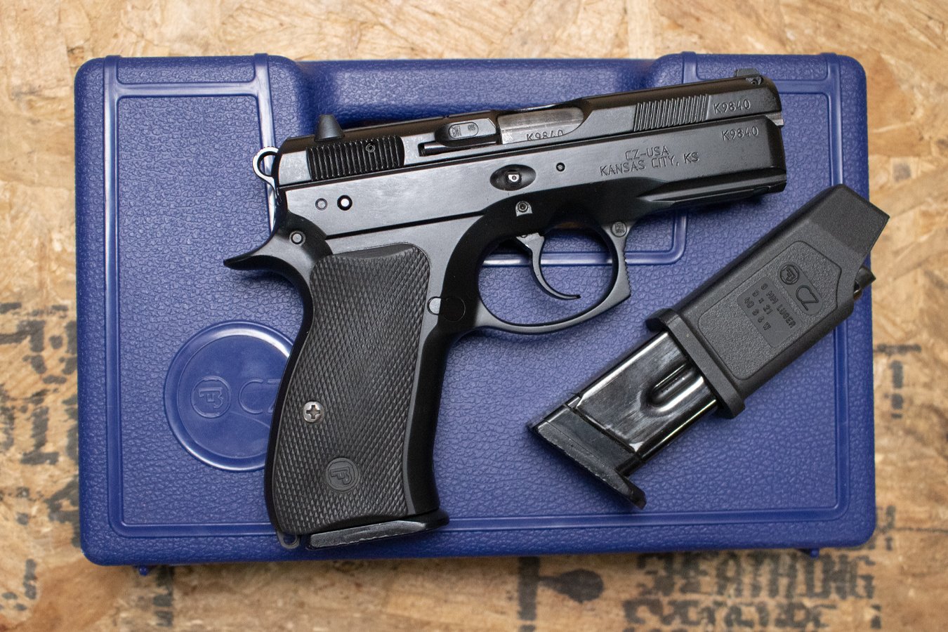 CZ CZ 75 P-01 9mm Police Trade-In Pistol with Two Magazines and Case