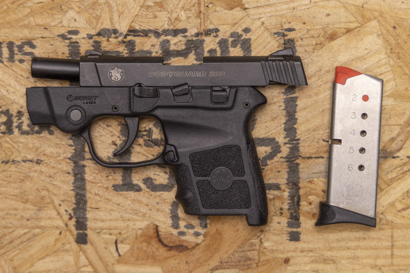 SMITH AND WESSON Bodyguard 380 ACP Police Trade-In Pistol with Laser