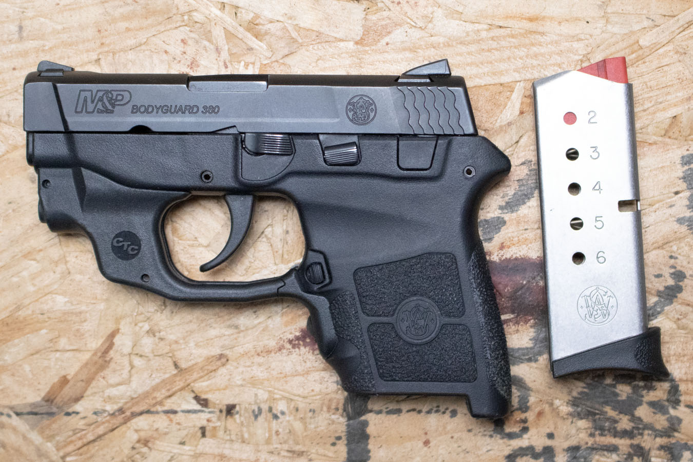 SMITH AND WESSON Bodyguard 380 380ACP Police Trade-In Pistol with Laser