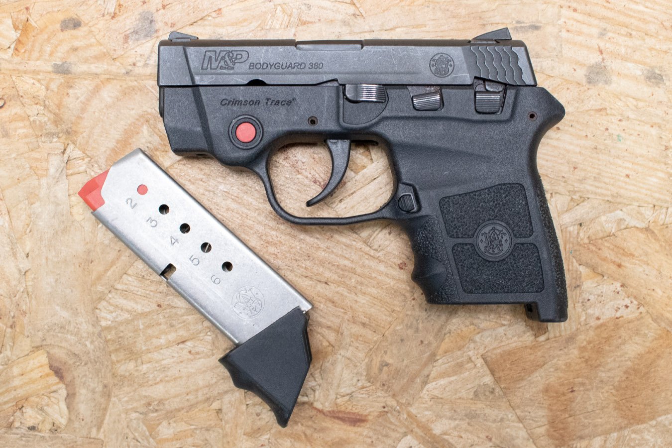 SMITH AND WESSON M&P Bodyguard 380 380ACP Police Trade-In Pistol with Laser