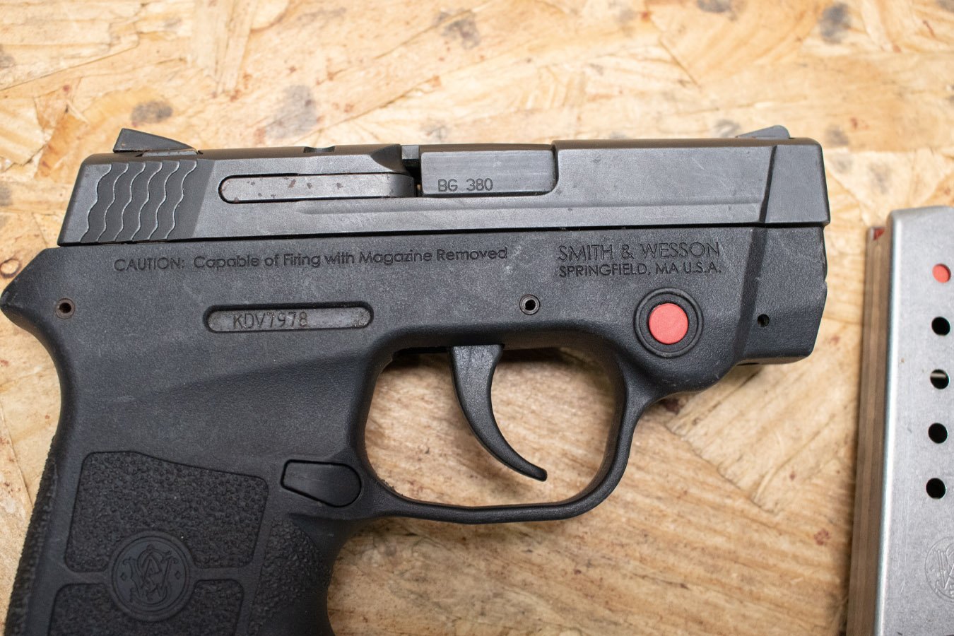 SMITH AND WESSON M&P Bodyguard 380 380ACP Police Trade-In Pistol with Laser