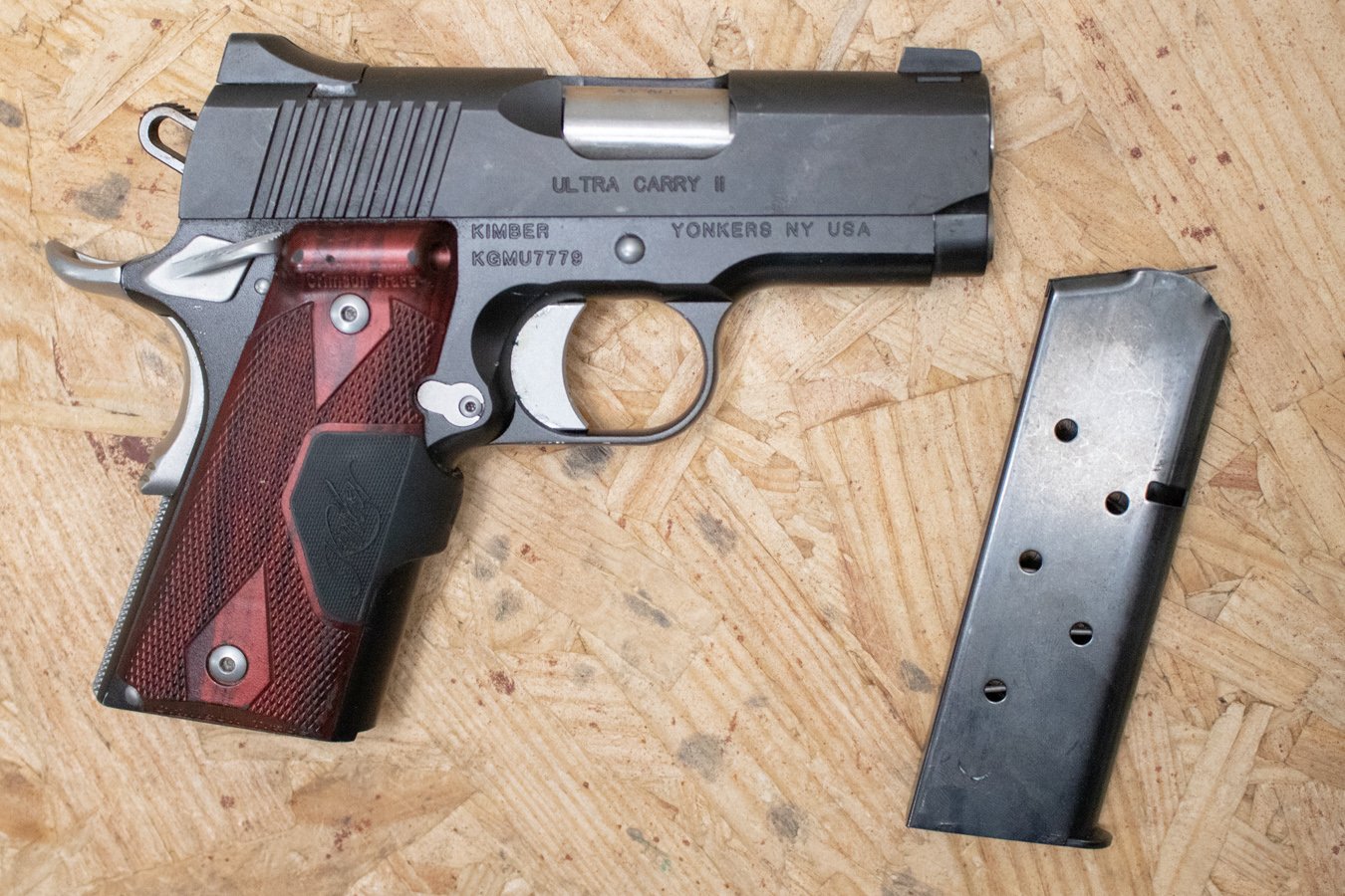 KIMBER Ultra Carry II 45ACP Police Trade-In Pistol with CT Laser Grips