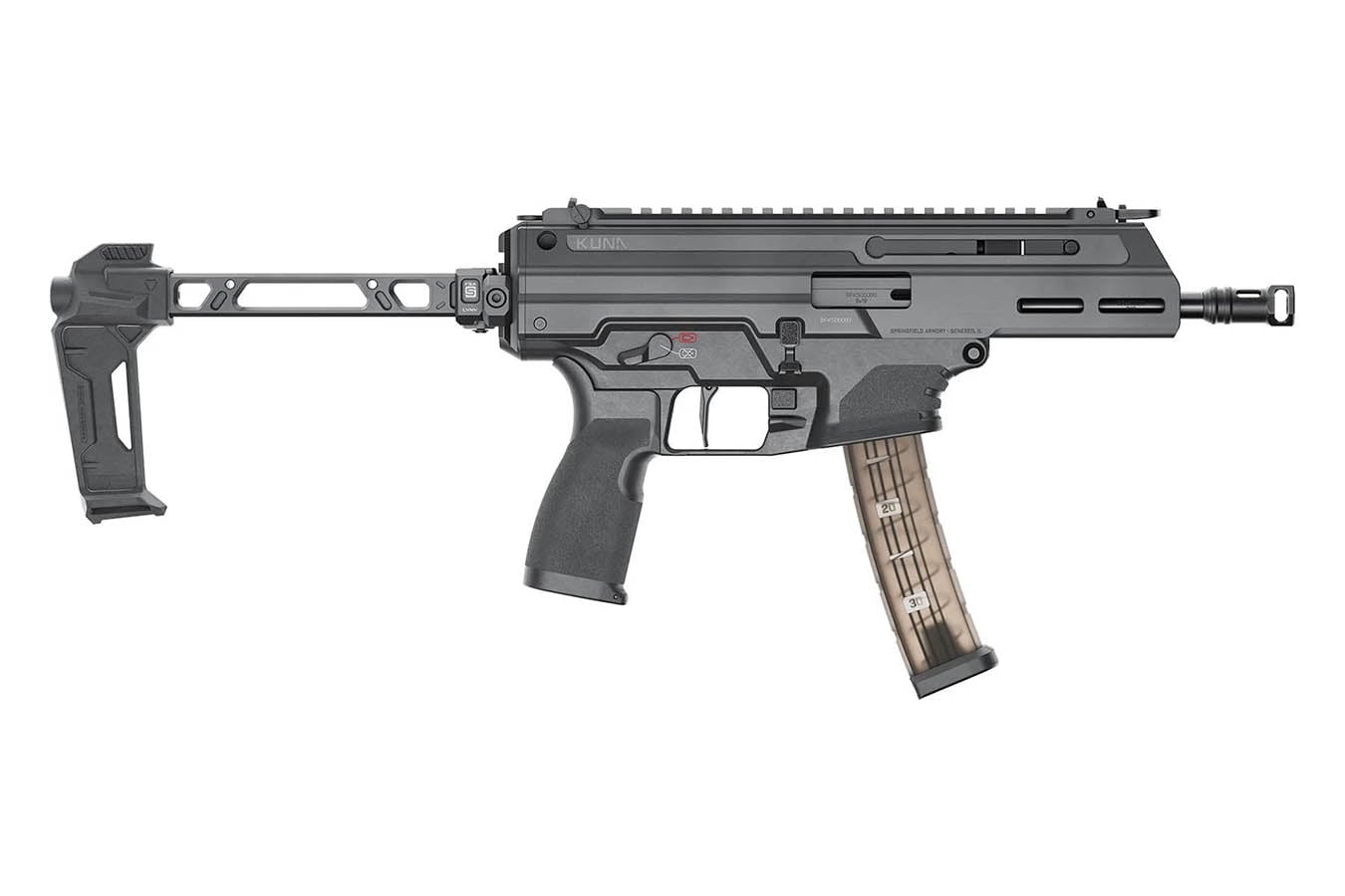 SPRINGFIELD Kuna 40 S&W Semi-Auto Roller-Delayed PDW w/ FSA Brace