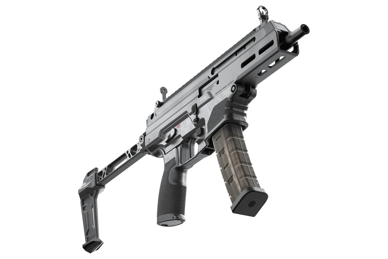 Springfield Kuna Tri-Lug 9mm Roller-Delayed PDW with Two 30 Round Magazines