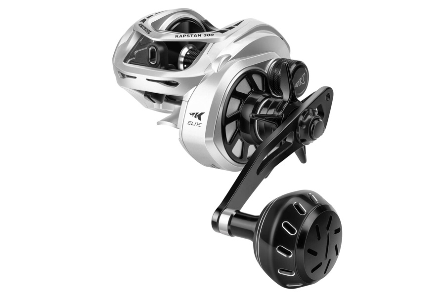 Kastking Kapstan 300 Casting Reel with Power Handle Left Hand Silver