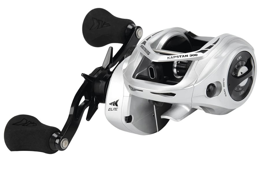 Kastking Kapstan Elite Size 300 Double Handle Baitcasting Reel Silver
