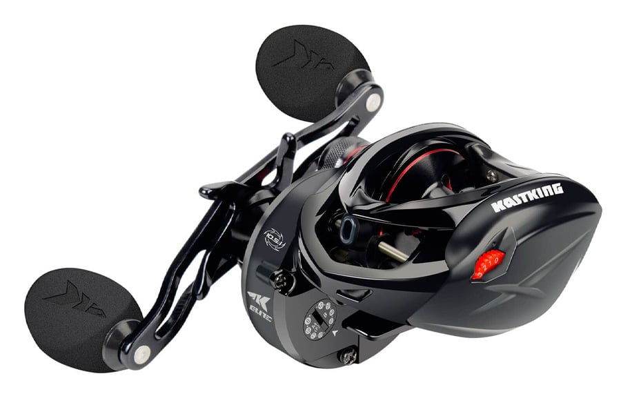 Kastking Speed Demon Elite Casting Reel Right Hand Black Red