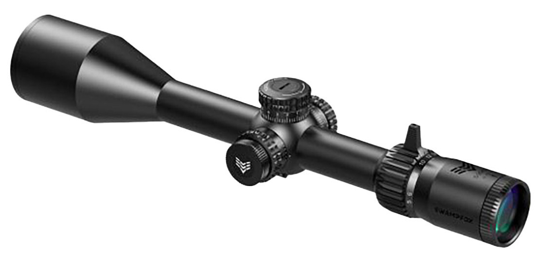 SWAMPFOX OPTICS Kentucky Long Precision 3-18x50 FFP Ill Sharpshooter MOA Blk