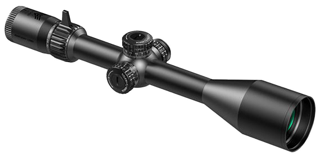 SWAMPFOX OPTICS Kentucky Long Precision 3-18x50 FFP Ill Sharpshooter MOA Blk