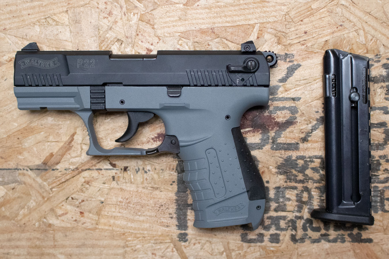 WALTHER P22 22 LR Police Trade-In Pistol with Gray Frame