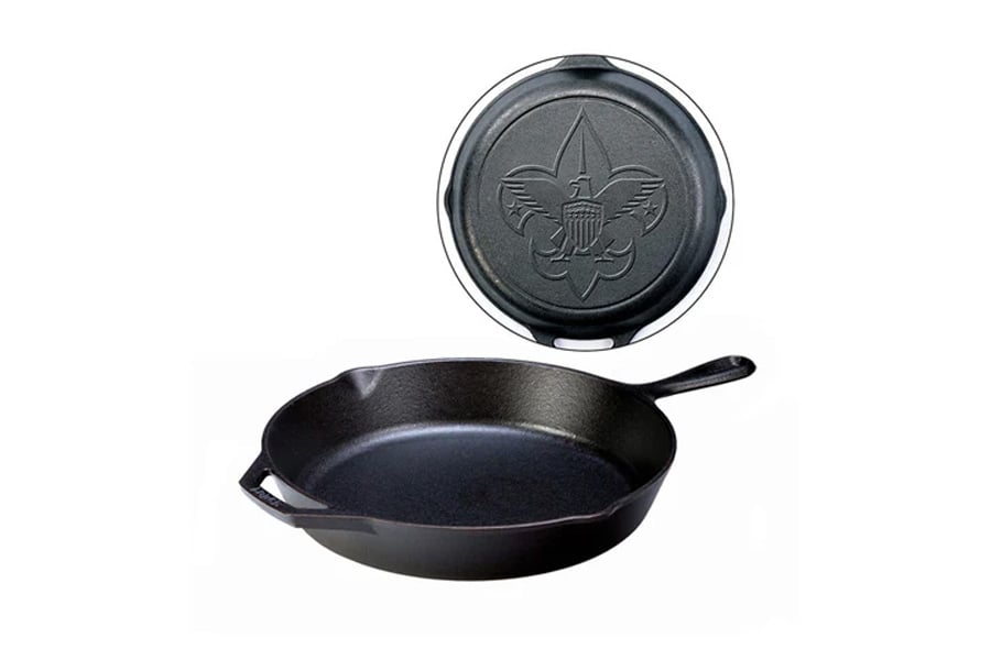Lodge Cookware 12 Inch Cast Iron Scouts Skillet