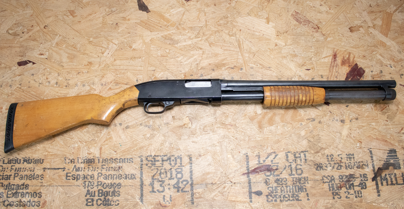 WINCHESTER FIREARMS 1200 Defender 12 Gauge Police Trade-In Shotgun with Wood Stock