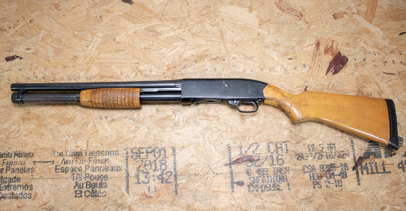WINCHESTER FIREARMS 1200 Defender 12 Gauge Police Trade-In Shotgun with Wood Stock
