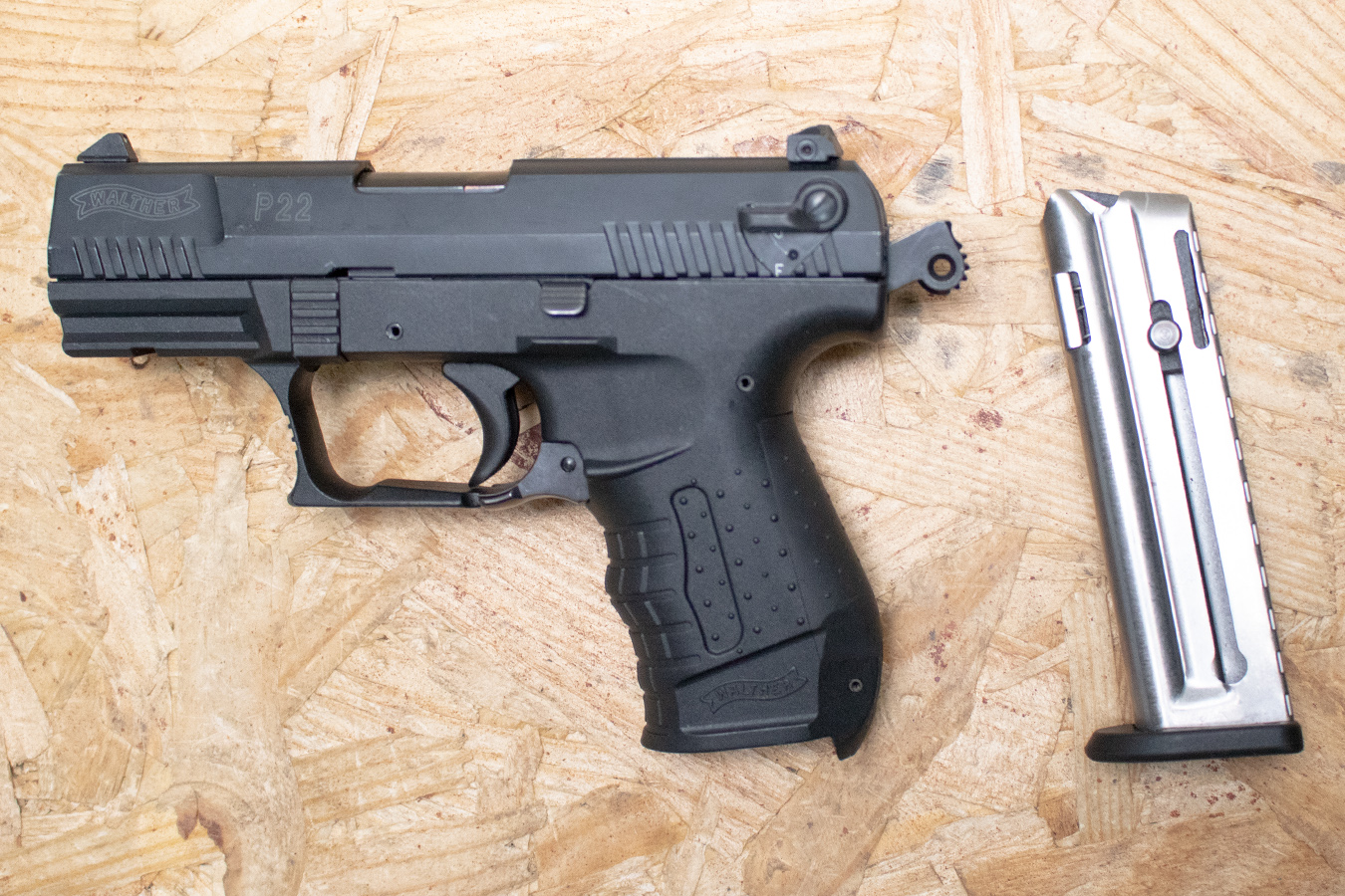WALTHER P22 22 LR Police Trade-In Pistol with Ambidextrous Safety
