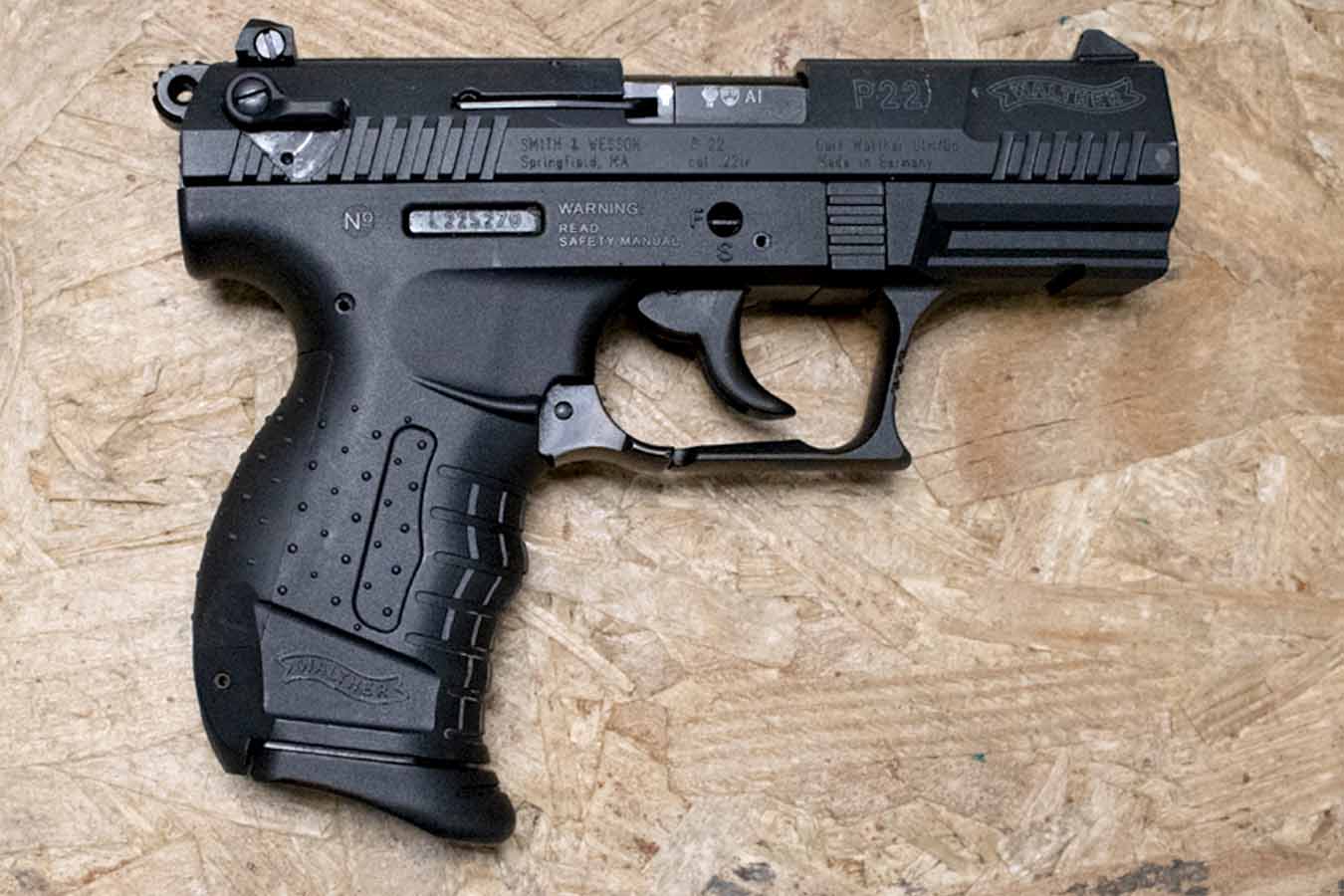 WALTHER P22 22 LR Police Trade-In Pistol with Holster