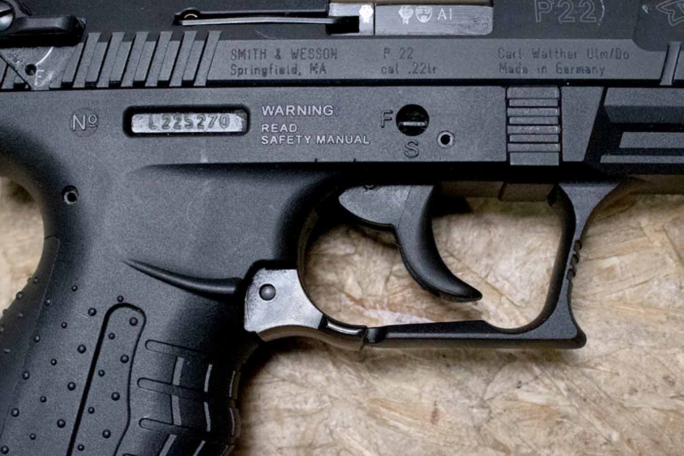 WALTHER P22 22 LR Police Trade-In Pistol with Holster