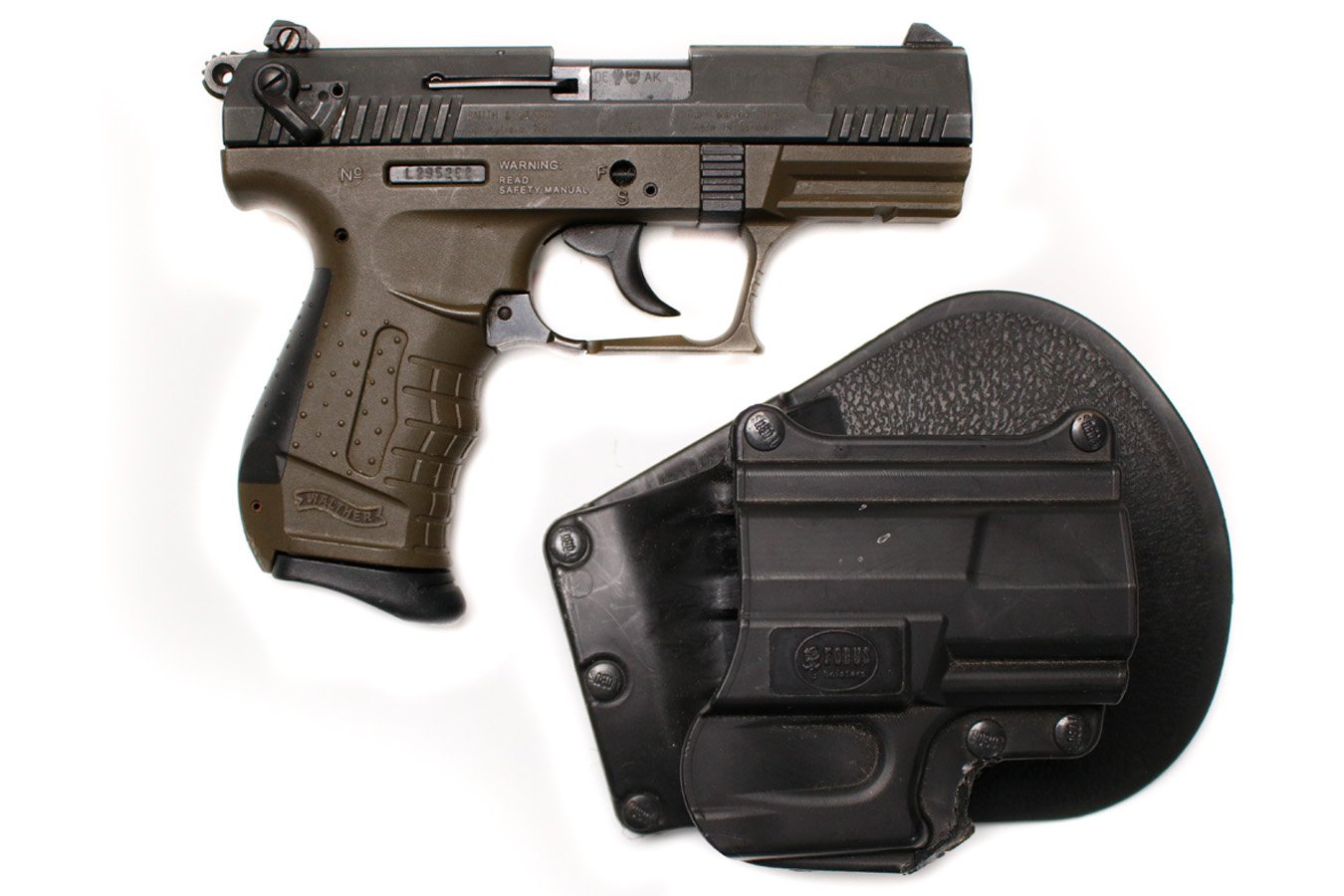WALTHER P22 22LR Police Trade-In Pistol with Holster