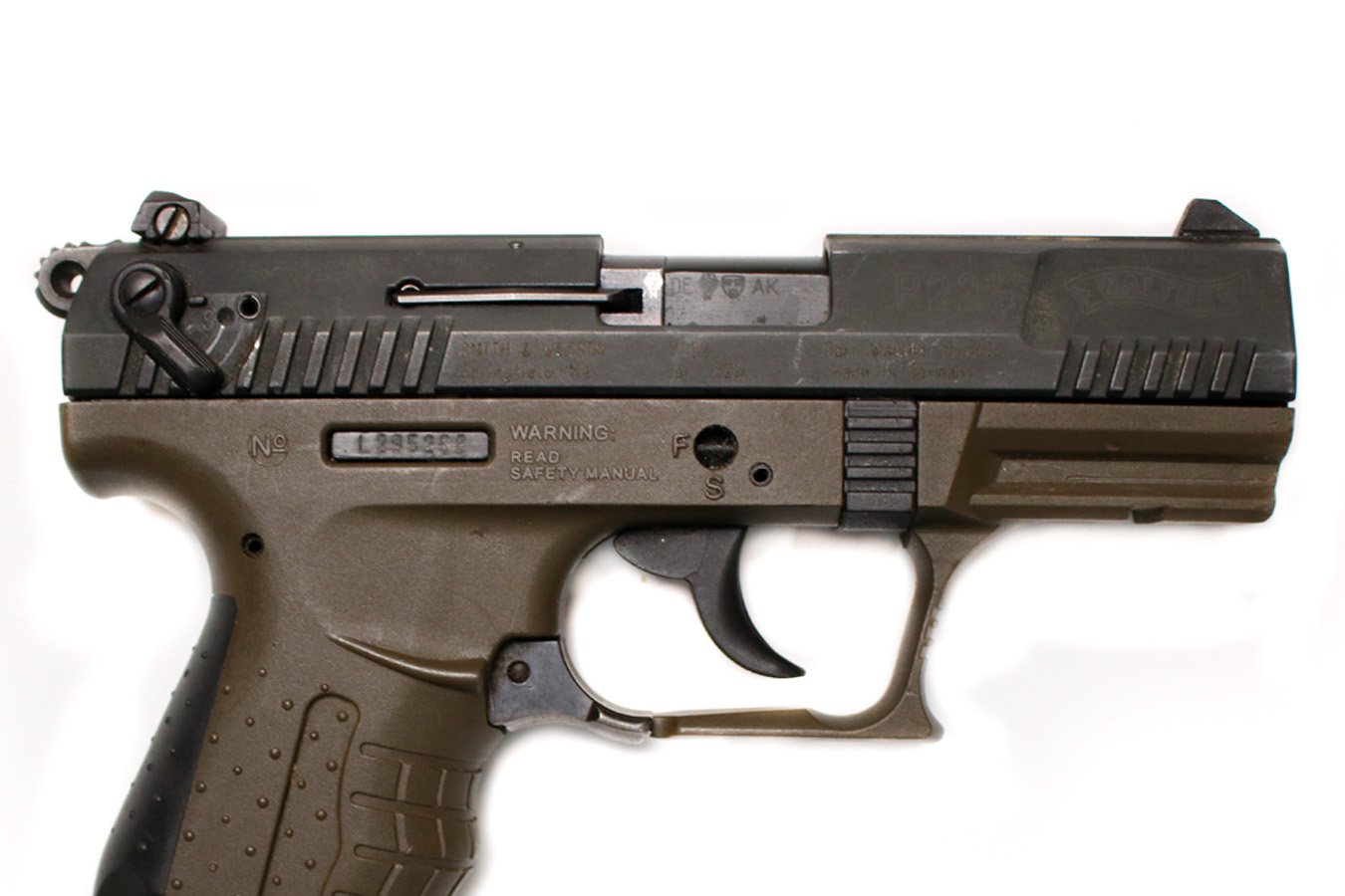 WALTHER P22 22LR Police Trade-In Pistol with Holster