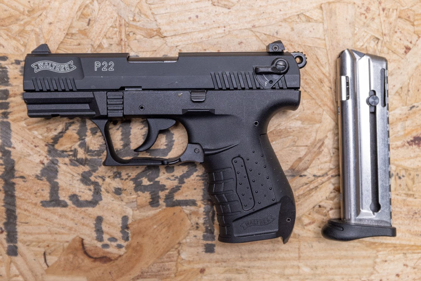 WALTHER P22 22 LR Police Trade-In Pistol with Ambidextrous Safety