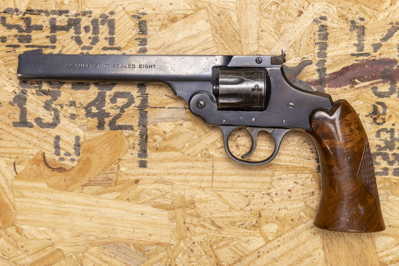 IVER JOHNSON Supershot Sealed Eight .22LR Police Trade-In Revolver