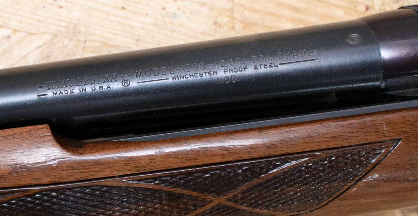 WINCHESTER FIREARMS 1200 12 Gauge Used Trade-In Shotgun with Checkered Wood Stock