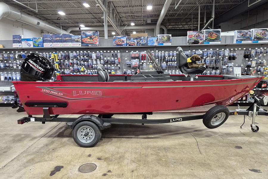 Lund 2026 1650 Angler SS with Mercury 50 ELPT Engine