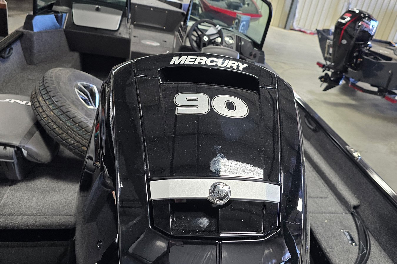 Lund Boats 2026 1650 Rebel XL Sport - Blackout with Mercury 90 ELPT 