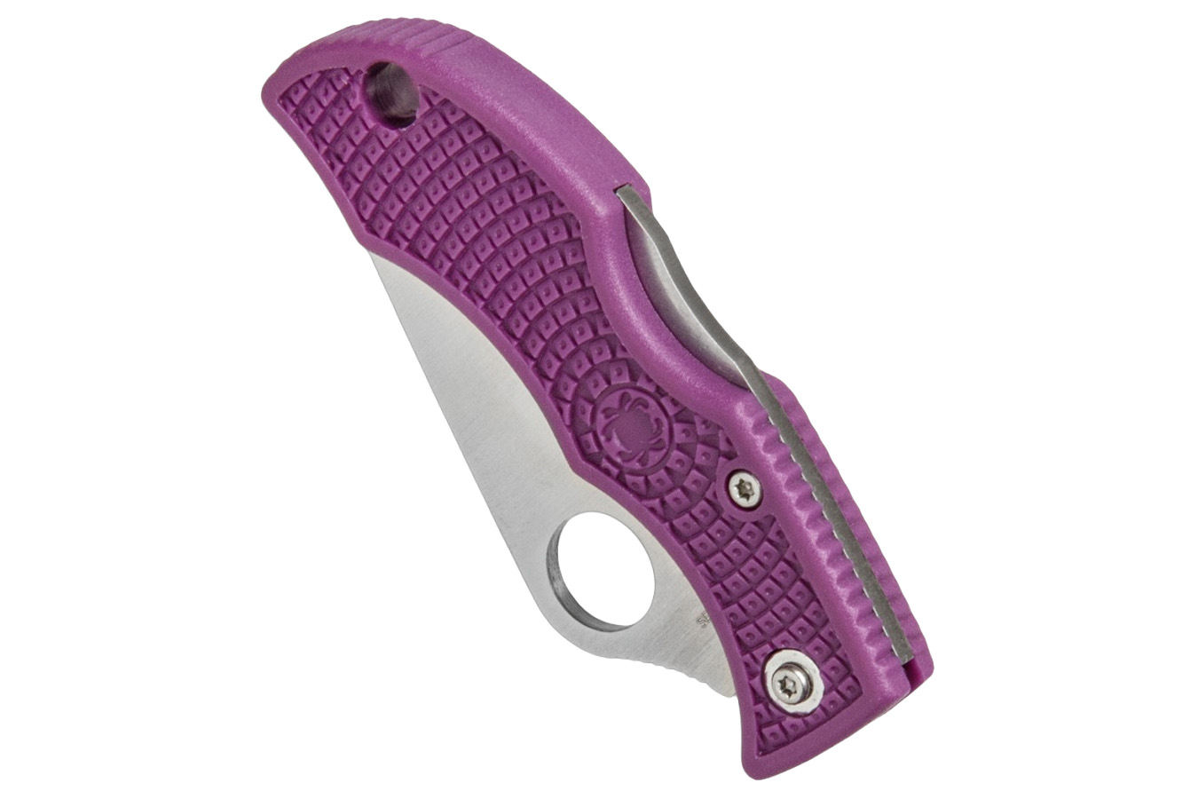 Spyderco Ladybug 3 Folding Pocket Knife - Purple