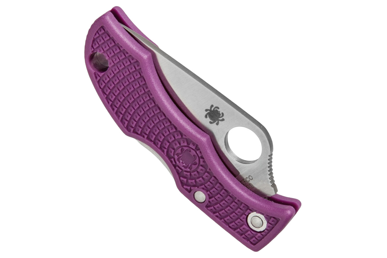 Spyderco Ladybug 3 Folding Pocket Knife - Purple