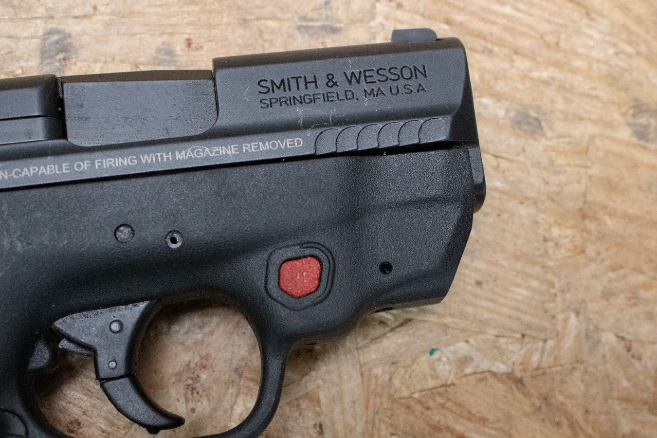 SMITH AND WESSON M&P40 Shield 2.0 40 S&W Police Trade-In Pistol with CT Laser