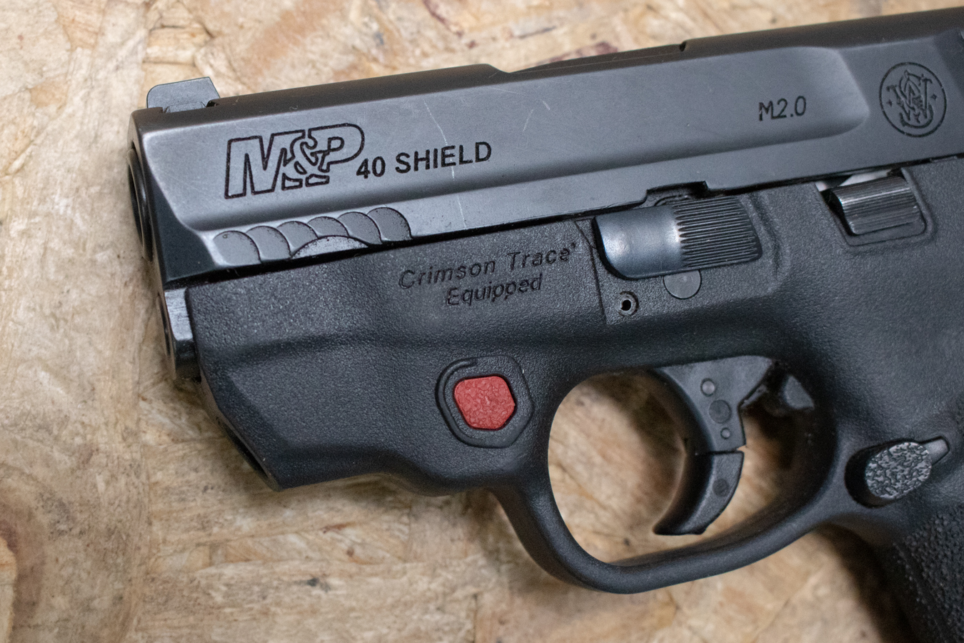 SMITH AND WESSON M&P40 Shield 2.0 40 S&W Police Trade-In Pistol with CT Laser