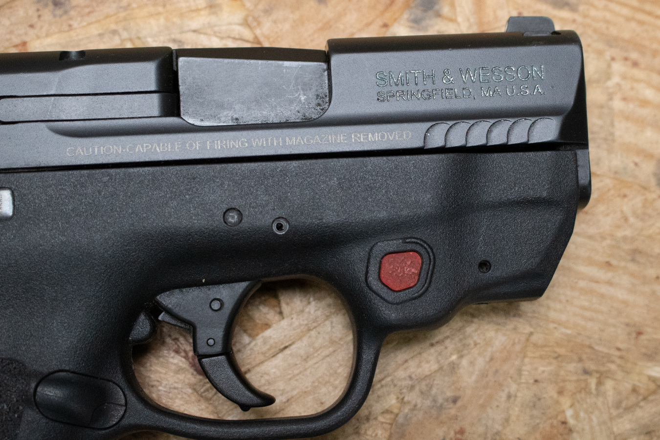 SMITH AND WESSON M&P40 Shield 2.0 40 S&W Police Trade-In Pistol with CT Laser