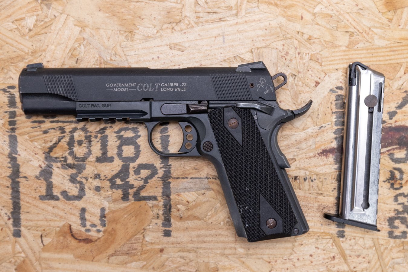 WALTHER Colt Model 1911 22 LR Police Trade-In Rail Gun