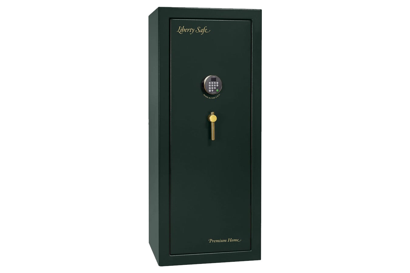 Liberty Premium Home 17 Green Gloss Safe with E-Lock