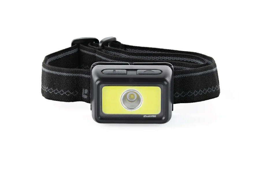 LUXPRO Multi-Color Broadbeam Headlamp with Spot Light 6 Modes  300 Lumen