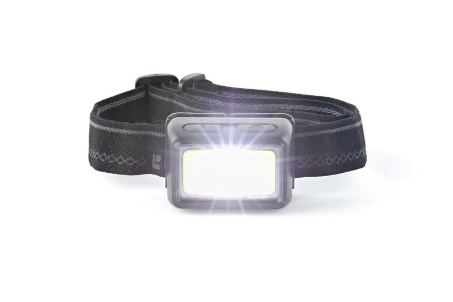 LUXPRO Multi-Color Broadbeam Headlamp with Spot Light 6 Modes  300 Lumen
