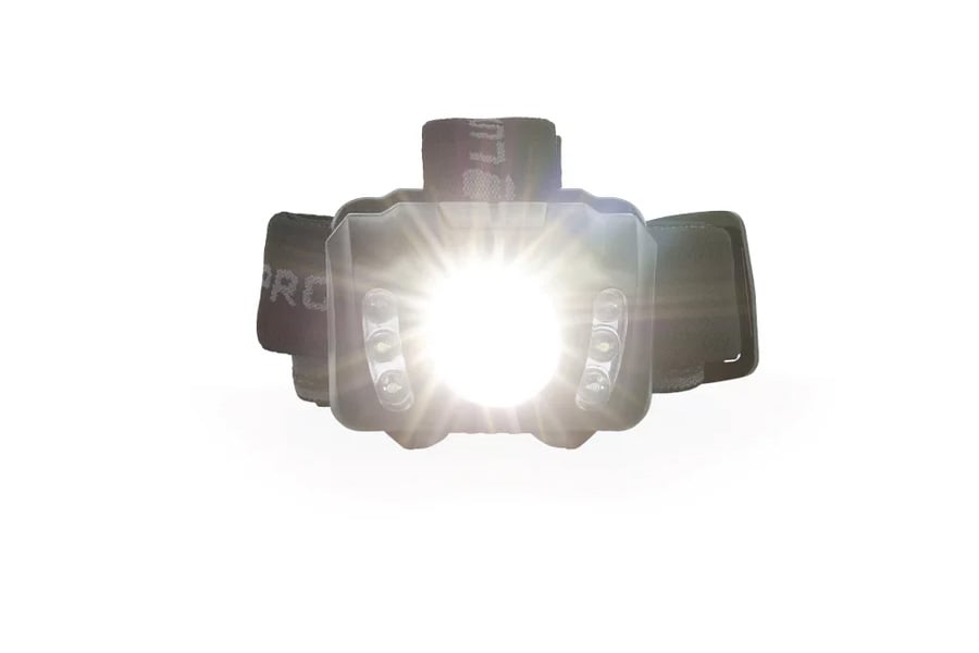 Luxpro Work Headlamp - Extended Run-Time Multi-Color LED 303 Lumen