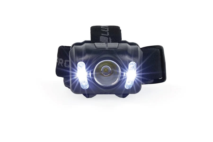 Luxpro Work Headlamp - Extended Run-Time Multi-Color LED 303 Lumen