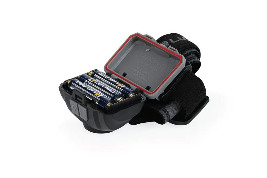 Luxpro Work Headlamp - Extended Run-Time Multi-Color LED 303 Lumen