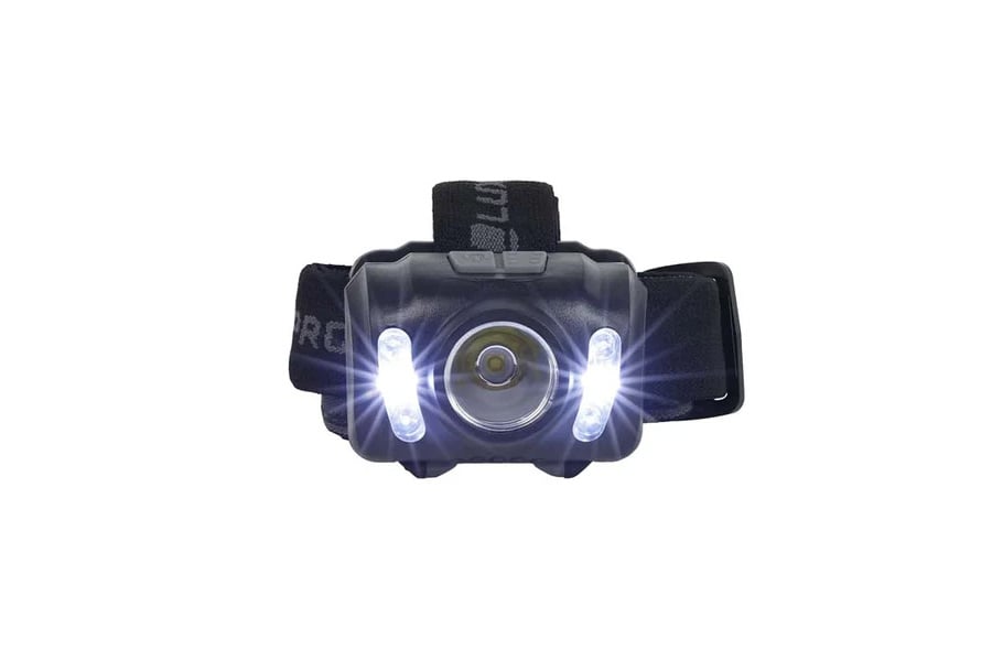 LUXPRO Extended Run-Time Multi-Color 450 Lumen LED Headlamp