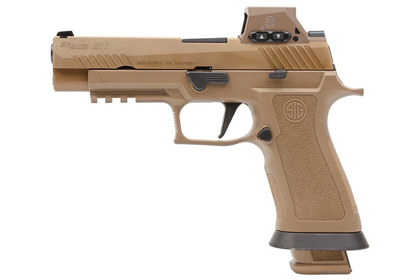 Sig Sauer M17X Series 9mm Pistol with ROMEOM17 Optic and Coyote Finish