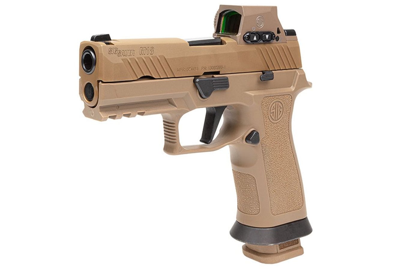 SIG SAUER M18X Series 9mm Pistol with ROMEOM17 Optic and Coyote Finish