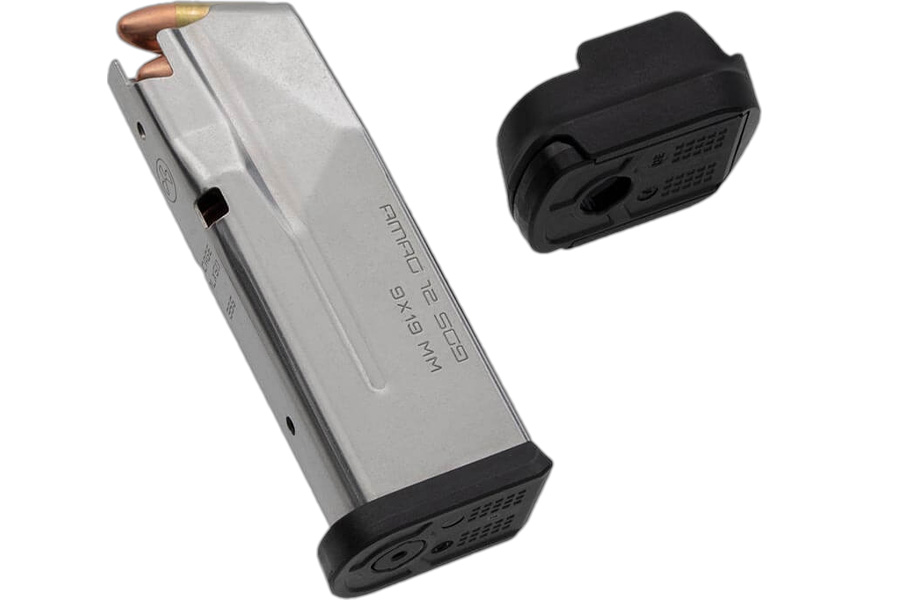 Magpul P365 9mm 12 Round Stainless Silver Factory Magazine