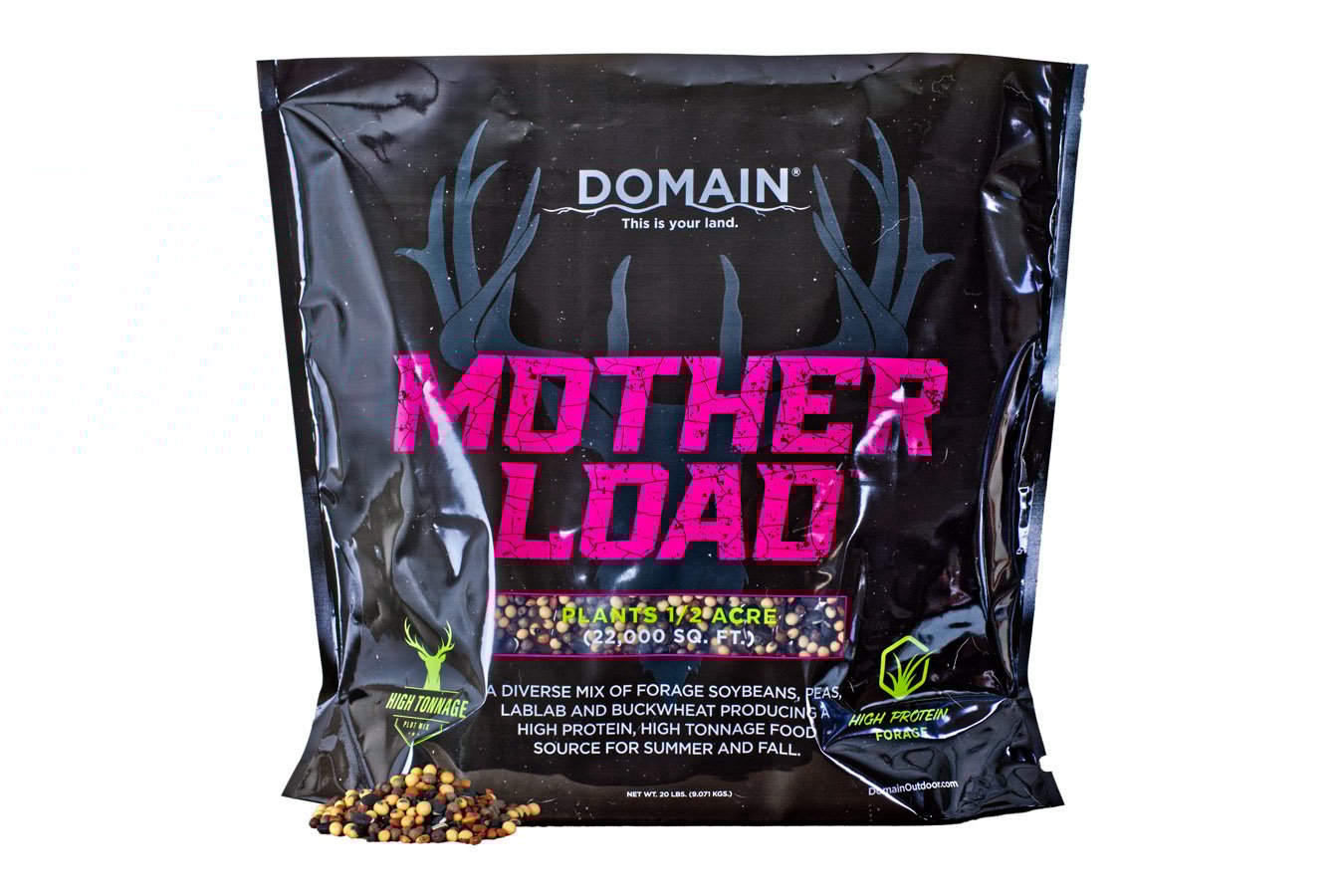 Domain Outdoors Mother Load Food Plot Seed 1/2 Acre
