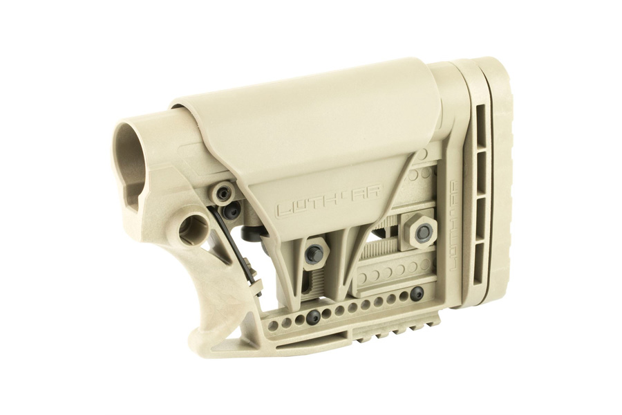 LUTH AR LLC AR MBA-3 Carbine Stock with Adjustable Cheek Piece