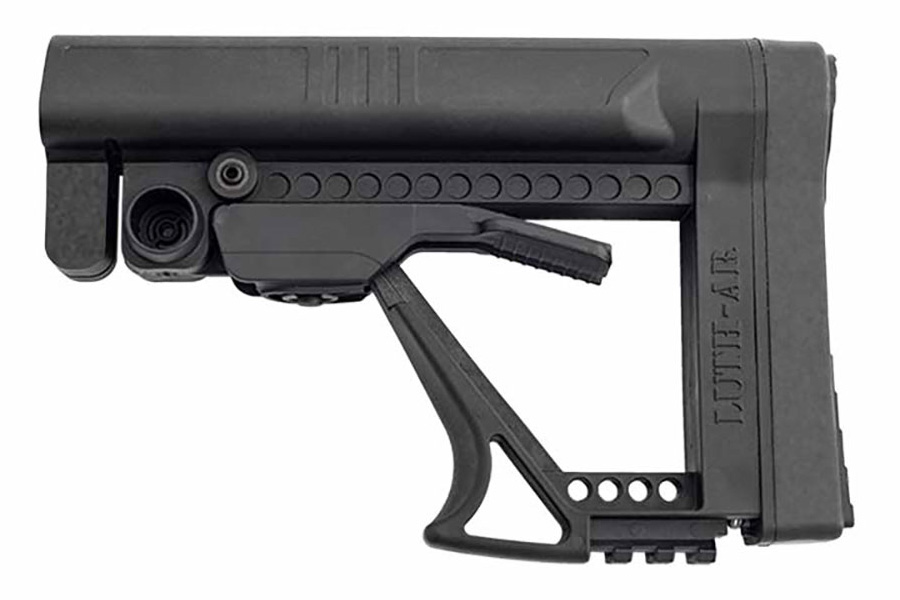LUTH AR LLC MBA-5 Buttstock Assembly with a paddle-style adjustment lever